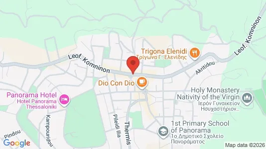 Apartments for rent i Pylaia-Chortiatis - kort over placeringen