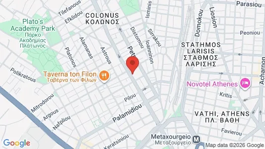 Apartments for rent i Athens Akadimia Platonos - kort over placeringen