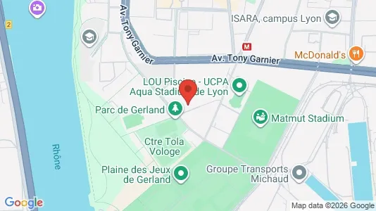 Apartments for rent i Lyon - kort over placeringen