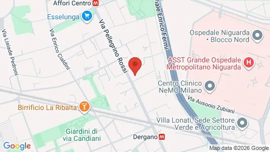 Apartments for rent i Milano Zona 9 - Porta Garibaldi, Niguarda - kort over placeringen