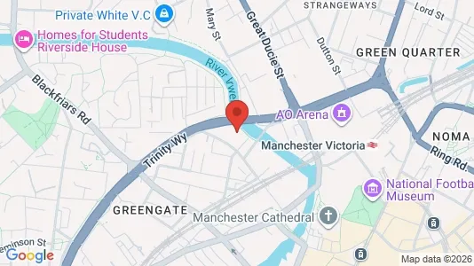 Apartments for rent i Salford - Lancashire - kort over placeringen