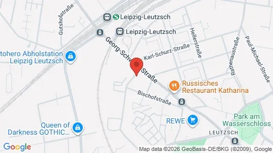 Apartments for rent i Leipzig - kort over placeringen