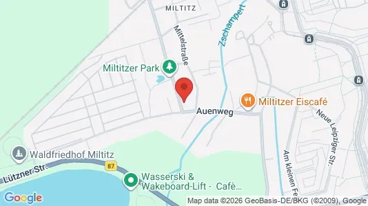 Apartments for rent i Leipzig - kort over placeringen