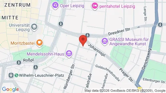 Rooms for rent in Leipzig - Photo from Google Street View