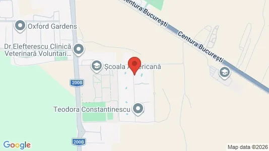 Apartments for rent i Voluntari - kort over placeringen