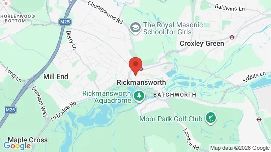 Apartments for rent i Rickmansworth - Hertfordshire - kort over placeringen