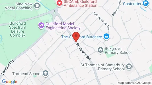 Apartments for rent in Guildford - Surrey - Photo from Google Street View