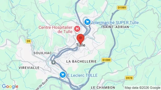 Apartments for rent in Tulle - Photo from Google Street View