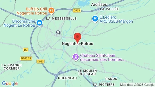 Apartments for rent in Nogent-le-Rotrou - Photo from Google Street View