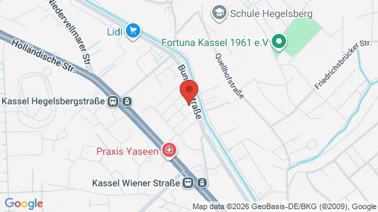 Apartments for rent in Kassel - Photo from Google Street View