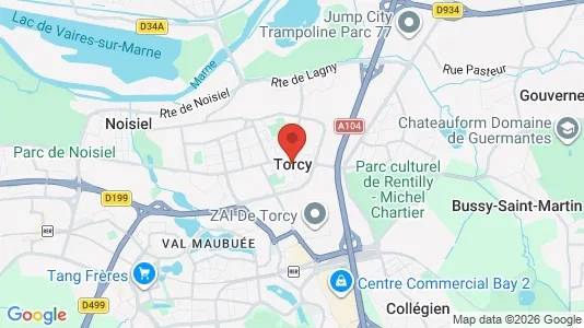 Houses for rent in Torcy - Photo from Google Street View