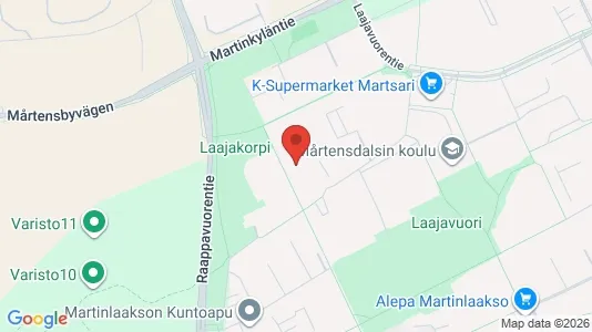 Apartments for rent i Vantaa - kort over placeringen