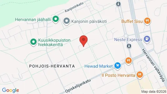Apartments for rent i Tampere Kaakkoinen - kort over placeringen