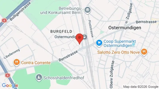 Apartments for rent i Bern-Mittelland - kort over placeringen