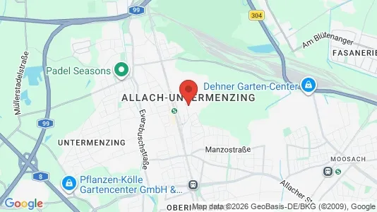 Apartments for rent i Munich Allach-Untermenzing - kort over placeringen