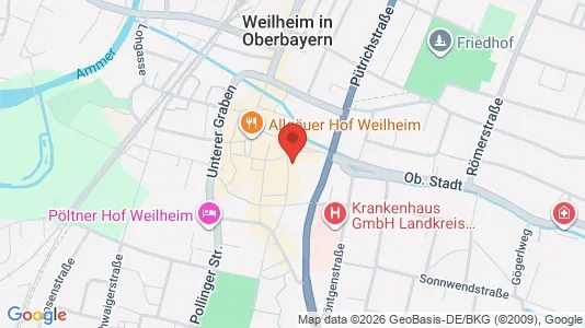 Apartments for rent in Weilheim-Schongau - Photo from Google Street View