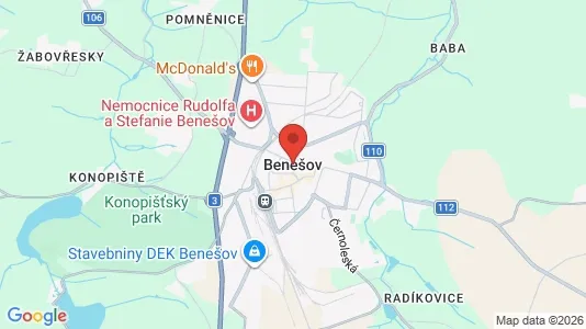 Apartments for rent in Benešov - Photo from Google Street View