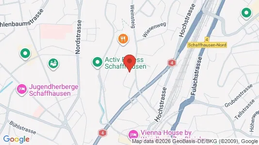 Apartments for rent i Schaffhausen - kort over placeringen