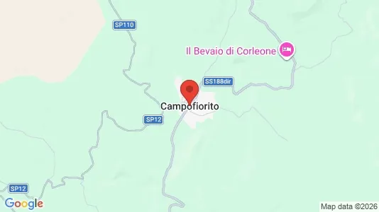 Apartments for rent i Campofiorito - kort over placeringen