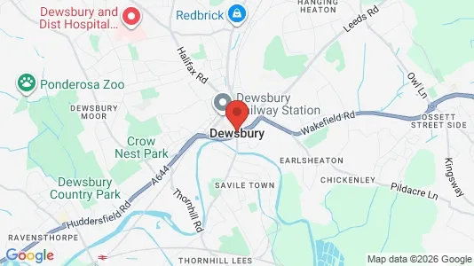 Apartments for rent in Dewsbury - West Yorkshire - Photo from Google Street View
