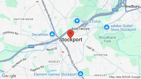 Apartments for rent i Stockport - Cheshire - kort over placeringen