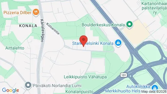 Apartments for rent i Helsinki Läntinen - kort over placeringen