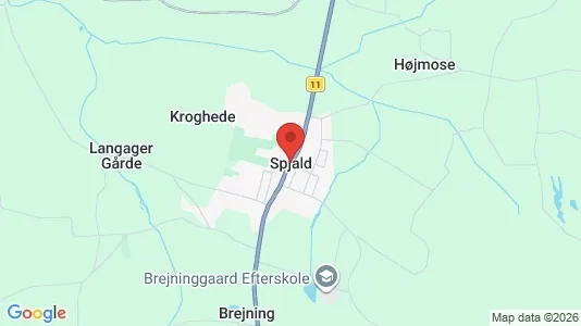 Apartments for rent i Spjald - kort over placeringen
