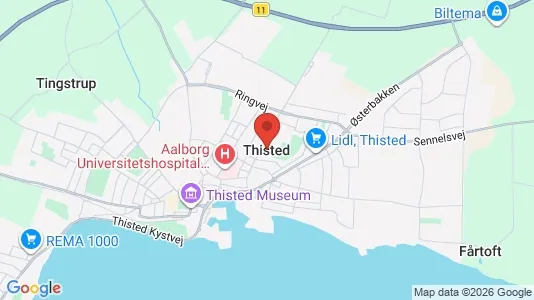 Apartments for rent in Thisted - Photo from Google Street View