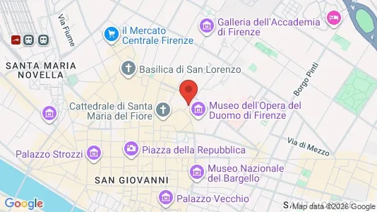 Apartments for rent i Florence - kort over placeringen