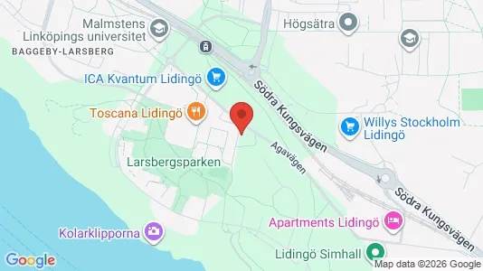 Apartments for rent i Lidingö - kort over placeringen