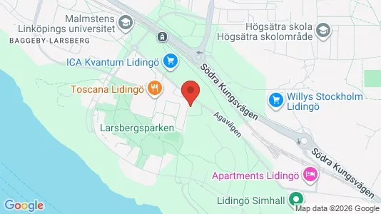 Apartments for rent i Lidingö - kort over placeringen