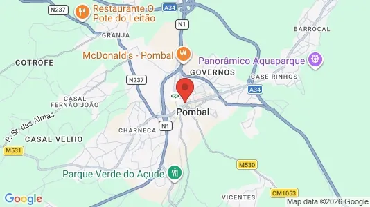 Apartments for rent in Pombal - Photo from Google Street View