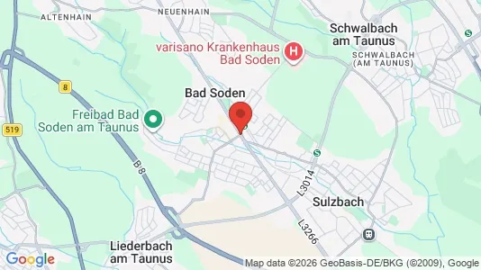 Apartments for rent i Main-Taunus-Kreis - kort over placeringen