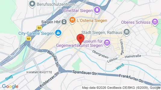 Apartments for rent i Siegen-Wittgenstein - kort over placeringen