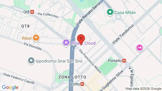 Rooms for rent i Milano Zona 7 - Baggio, De Angeli, San Siro - kort over placeringen