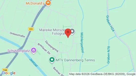 Apartments for rent i Lüchow-Dannenberg - kort over placeringen