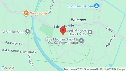 Apartments for rent i Lüchow-Dannenberg - kort over placeringen
