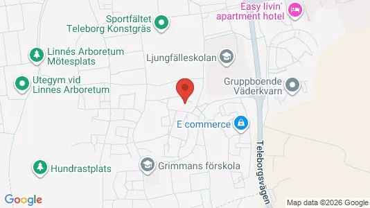 Apartments for rent i Växjö - kort over placeringen