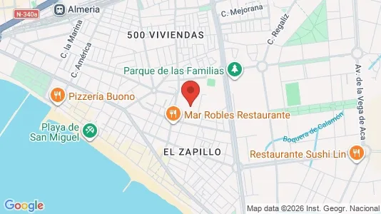 Apartments for rent in Almería - Photo from Google Street View