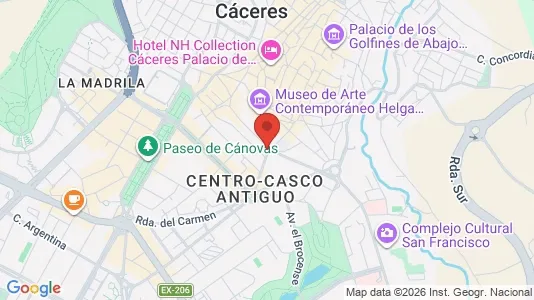 Apartments for rent in Cáceres - Photo from Google Street View