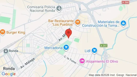 Apartments for rent i Montecorto - kort over placeringen