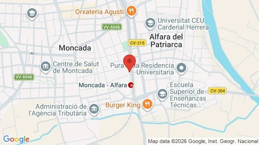 Apartments for rent in Moncada - Photo from Google Street View