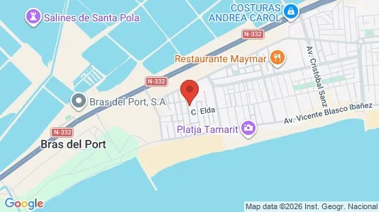 Apartments for rent in Santa Pola - Photo from Google Street View
