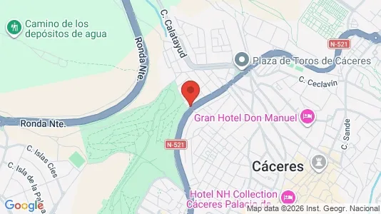 Apartments for rent in Cáceres - Photo from Google Street View