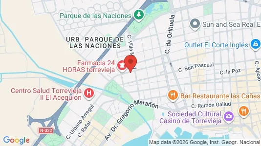Apartments for rent in Torrevieja - Photo from Google Street View