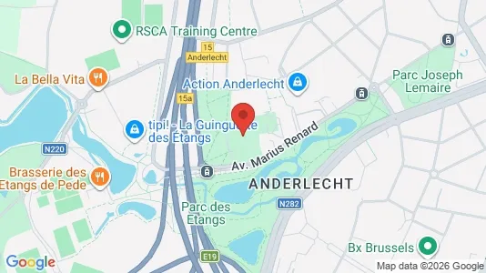Apartments for rent i Brussels Anderlecht - kort over placeringen