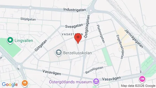 Apartments for rent i Linköping - kort over placeringen
