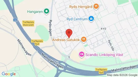 Apartments for rent i Linköping - kort over placeringen