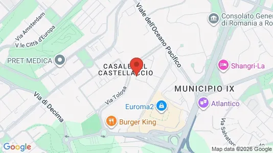 Apartments for rent i Roma Municipio IX – EUR - kort over placeringen