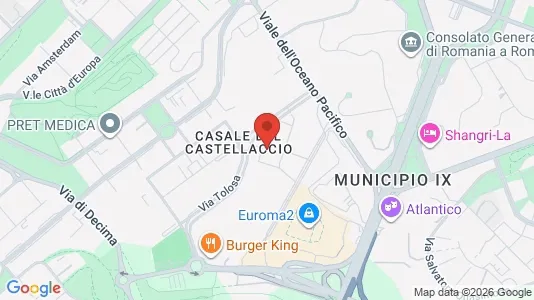 Apartments for rent i Roma Municipio IX – EUR - kort over placeringen